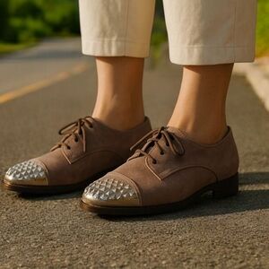 DOLLHOUSE SPIKE TOED OXFORDS. MULTIPLE SIZES